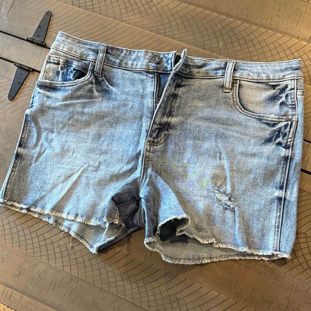 Kut from the Kloth Light Blue Jean Shorts